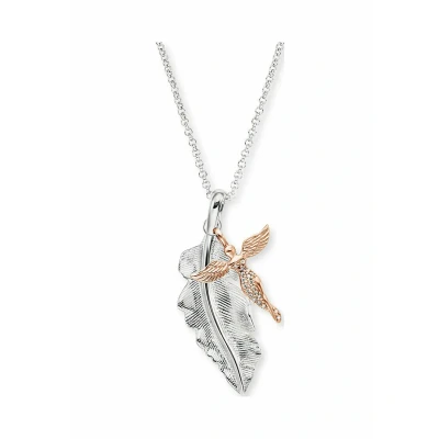 Immagine di Engelsrufer, Collana, Collana Wings Rosé Oro ERN LILWING ZI R, (Argento 925, 40 45 cm)