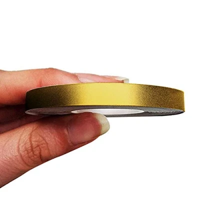 Immagine di 4R Quattroerre.it 10478 Trim Stripes Strisce Adesive per Auto, Oro, 7 mm x 10 mt