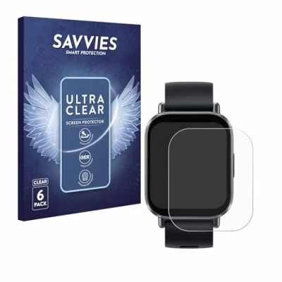 Immagine di savvies (6 Pezzi Pellicola Protettiva per Xiaomi Redmi Watch 5 Active Protezione Schermo Trasparente