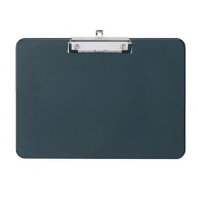 Immagine di MAUL Portablocco A4, in plastica, formato DIN orizzontale, con clip da appendere, morsetto per riporre la carta, ufficio, cucina e officina, colore nero