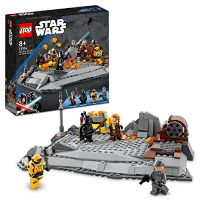 Immagine di LEGO Star Wars Obi Wan Kenobi vs. Darth Vader, Modellino da Costruire, Minifigure di Tala Durith con Pistola Giocattolo Blaster e Spade Laser 75334
