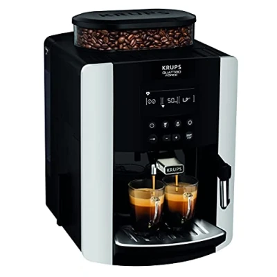 Immagine di Krups EA817810 Libera installazione Automatica macchina per espresso 1.7L 2tazze Nero, Argento caffè
