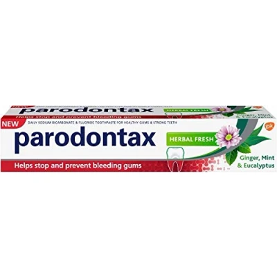 Immagine di 2 x Dentifricio a base di erbe fresche, 75 ml, per prevenire il sanguinamento delle gengive