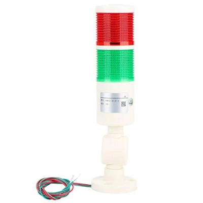 Immagine di Luce di segnalazione,Spia emergenza, 2 colori LED Spia con cicalino base pieghevole, per macchine utensili, cantiere