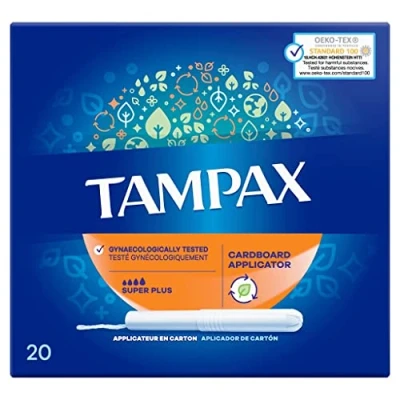 Immagine di Tampax cartone applicatore Super Plus assorbenti Confezione da 20