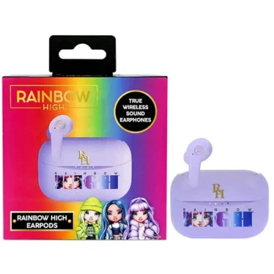 Immagine di OTL Technologies Rainbow High TWS, Auricolari wireless Bluetooth V5.0 per bambini con scatola di carica, blu, unica