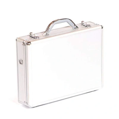 Immagine di Esecutivo Alluminio Laptop Business Volo Valigetta Contenitore Borsa Argento