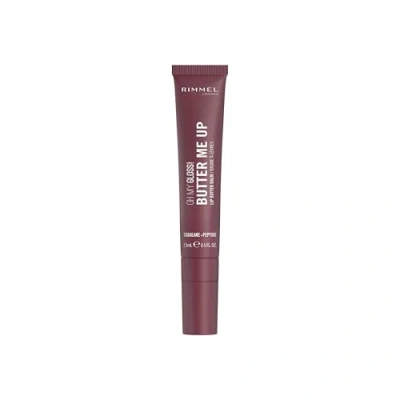 Immagine di Rimmel London Oh My Gloss Butter Me Up Lip Balm 004 Mellow Mocha, Balsamo labbra idratante, colorato, Cura delle labbra, Idratazione, Nutriente, Squalano, 15 ml