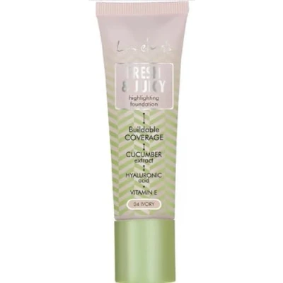 Immagine di Lovely, Fondotinta, LOVELY Fresh&amp;Juice Highlighting Foundation rozświetlający podkład do twarzy 04 Ivory 25g (04 W310)