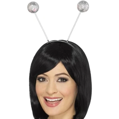 Immagine di SMIFFYS Cerchietto con palline glitterate, argento