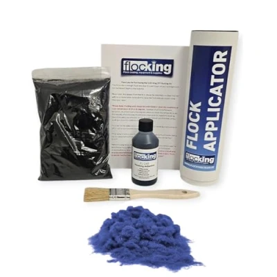 Immagine di Floc king, Kit per floccaggio fai da te piccolo, cruscotto, in nylon, finitura resistente