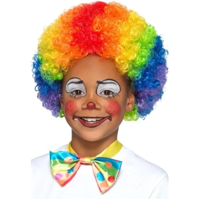 Immagine di Smiffys Parrucca da pagliaccio, Multicolore, Bambini