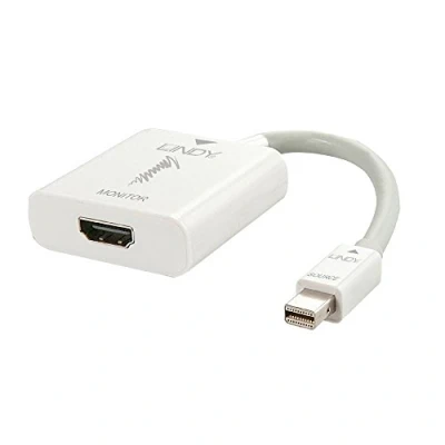 Immagine di Lindy 41069 Adattatore attivo Mini DisplayPort 1.2 a HDMI 4K60 Eyefinity, Bianco