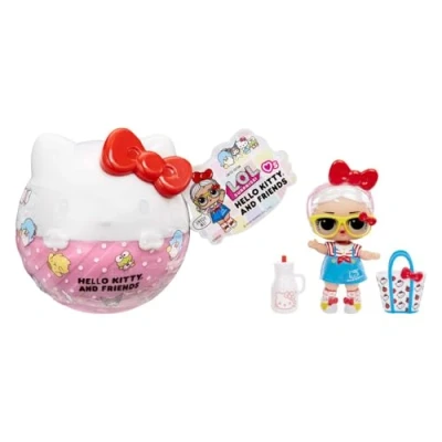 Immagine di L.O.L Surprise Dolls L.O.L. Loves Hello Kitty Tots Core Characters Asst in PDQ, Colore, 523840 EUC