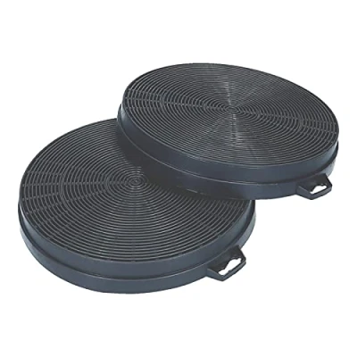 Immagine di 2 Filtro a carbone attivo Cappa di aspirazione per Ariston Whirlpool 48128172828343 484000008579 CHF210/1 210/200 mm B210
