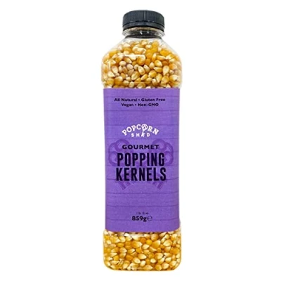 Immagine di Gourmet Popcorn Kernels Bottiglia 859g, Make Your Own Popcorn, Vegan, Senza Glutine, Non OGM Kernel di mais