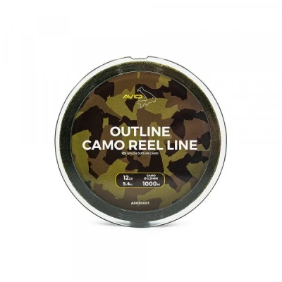 Immagine di Avid Carp Outline Camo Reel Line 1000m 0,33mm (15lb) Monofilo da pesca