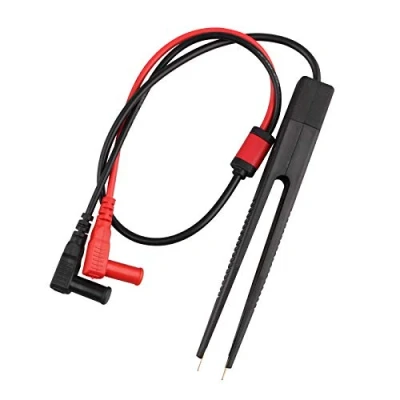 Immagine di HALJIA SMD chip di test Meter clip piombo sonda multimetro Pinzetta condensatore Resistenza