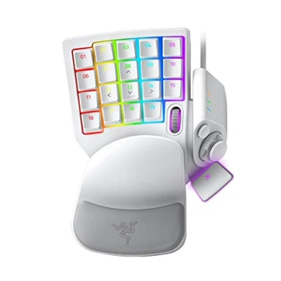 Immagine di Razer Tartarus Pro Tastiera dell&#039;Interruttore Ottico Analogico modalità di fuoco rapido (32 Tasti Programmabili, 8 Profili, Lunghezza Macro Illimitata e Memorizzazione del Profilo) Mercury