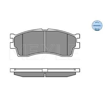 Immagine di MEYLE 025 238 7316/W Kit pastiglie freno ORIGINAL Quality Assale anteriore con segnalatore acustico usura lamierino anticigolío KIA: RIO 2