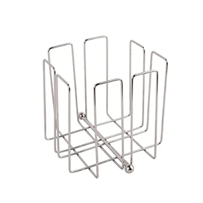 Immagine di Paderno 41617 15 Portatovaglioli in Filo, Acciaio Inox, Altezza 19 cm