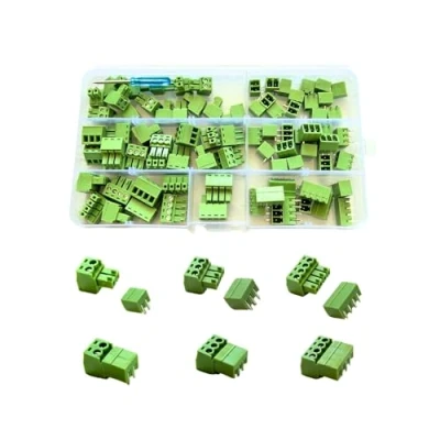 Immagine di BASECONEX 40 paia di connettori a Morsettiera plug in 3,81 mm Pitch 2 pin 3 4 PCB Connettore per (angolo ad angolo, + pin)