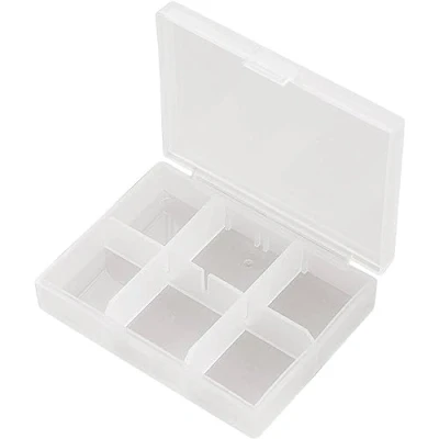 Immagine di TRU COMPONENTS PP06 01 Scatola minuteria (L x L A) 84 63 20 mm Scomparti: 6 suddivisione variabile Contenuto 1 pz.