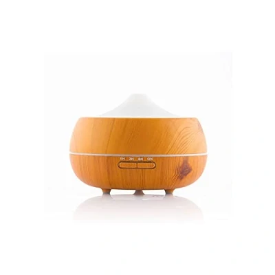 Immagine di InnovaGoods® Diffusore umidificatore per aromi con LED multicolore effetto legno, umidifica e profuma l&#039;aria, design compatto ed elegante, ideale la casa.