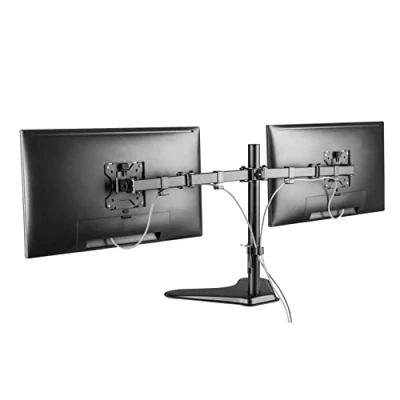 Immagine di Proper Supporto da scrivania a doppio braccio per monitor 13&quot;, 19&#039;&#039;, 21&#039;&#039;, 23&#039;&#039;, 24&#039;&#039;, 27&#039;&#039; e 32&#039;&#039;, nero
