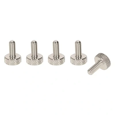 Immagine di PrecisionGeek Viti zigrinate M6 x 10mm Alluminio 5 pz