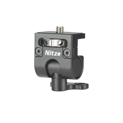 Immagine di Nitze Supporto per Monitor Fotocamera, Camera Mount con Vite 1/4&quot; 20, Regolabile Holder Rotazione a 360 da 5&quot; e 7&quot; N54 F3