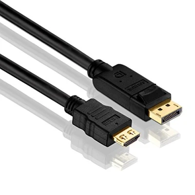 Immagine di PureLink PI5100 150 Cavo adattatore DisplayPort A HDMI (Full HD 2K (1080p), Ethernet), maschio (20 pin) (19 pin), certificato, 15,0 m, nero
