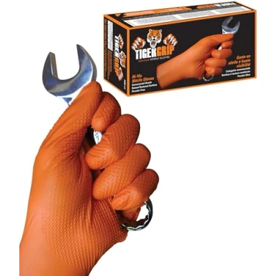 Immagine di Kunzer TIGER GRIP L 100 pz. Nitrile Guanto monouso Taglia (Guanti):