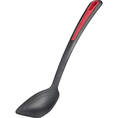 Immagine di Westmark Gallant Plus 29622275 Cucchiaio da padella, a forma di pala, scala interna: 15, 30 e 45 ml, in plastica, colore: Nero/Rosso