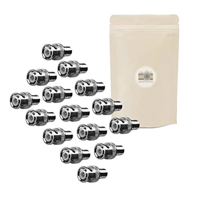 Immagine di Adaptout 15x Adattatore BNC Maschio RCA Femmina coassiale Connettore video e s marca francese