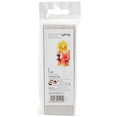 Immagine di lékué pal00013b08u150 Set di 20 bastoncini per congelatore plastica trasparente pezzi