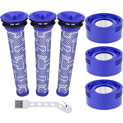 Immagine di 3 Pezzi Filtro per Dyson V7 V8 Pre e Post Filtri di Ricambio Aspirapolvere Animal Absolute Motorhead Accessori Hepa