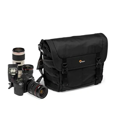 Immagine di Lowepro ProTactic MG 160 AW II Borsa Messenger per Mirrorless e Reflex, con Divisori QuickShelf, Attrezzatura ed Effetti Personali, come la Sony Apha9, LP37266 PWW