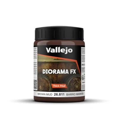 Immagine di Vallejo Game Effects Vernice Effetto Fango, 200 ml, Marrone