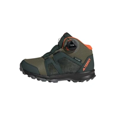 Immagine di adidas Performance Terrex BOA MID R.RDY Unisex Scarpa da hiking per bambini, Taglia: 35, Shadow green/pulse olive/impact orange Tessuto / sintetico