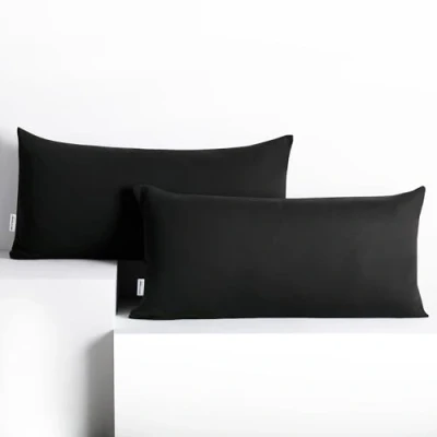 Immagine di DecoKing 2 federe 40 x 80 cm, in cotone, con chiusura lampo, colore nero ambra