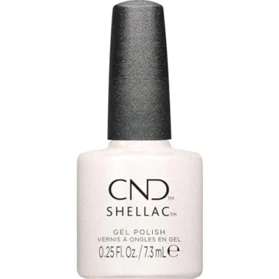 Immagine di CND Shellac Smalto UV Winter Warrior N. 479 Bianco Glitter Originale gel Nail Design Queen Tessential collection
