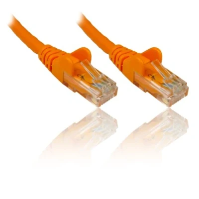 Immagine di PremiumCord Cavo Patch Cat 6 UTP, 1Gbit/s, Ethernet, LAN, RJ45 Connettori, Flessibile e Robusto, AWG 26/7, Conduttori 100% CU, Arancia, 7 m