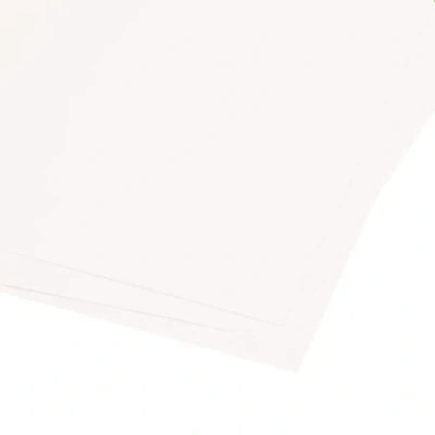 Immagine di Craftelier Set di 5 cartoncini texture tela 30 x cm colore bianco