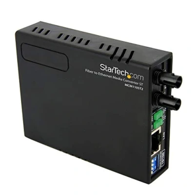 Immagine di Startech.Com Convertitore Media Fast Ethernet Fibra Multimodale in Rame 10/100 St 2 Km