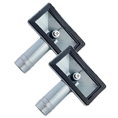 Immagine di Qrity 2 Pezzi Overflow Testa Lavello Interfaccia Rettangolare, 75x40 mm