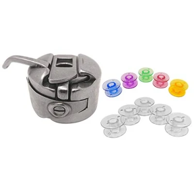 Immagine di Capsule per bobine + di plastica colorata trasparente macchine da cucire Silvercrest.