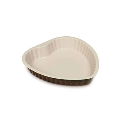 Immagine di Guardini Chocoforme, Teglia rettangolare 26x37cm, Acciaio con rivestimento antiaderente, Colore beige cioccolato