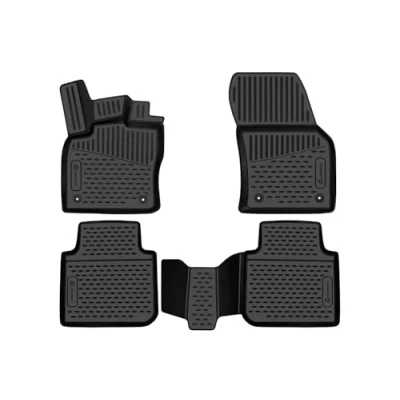 Immagine di Element tappetini in Gomma 3D Premium su Misura Adatti per Skoda Kodiaq, Mk1 (I), 2017 2022, 4 Pezzi.