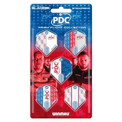 Immagine di WINMAU PDC Prism Darts Flight Collection 5 set per scheda (15 freccette in totale)